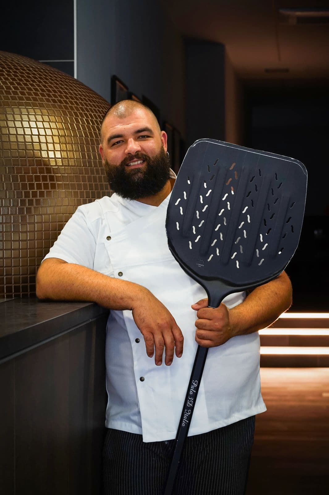 Stefano in pizzeria